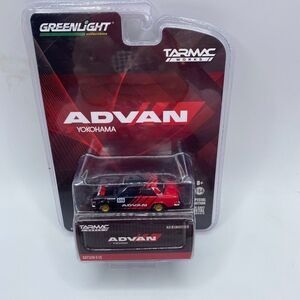 Greenlight Advan Yokohama DATSUN 510‎ Metal Diecast Red Black Car Collectible
